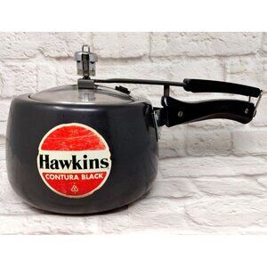 Hawkins Hard Anodised Pressure Cooker 3 Liter Contura Black